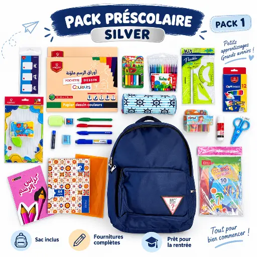 [PCK-S-PRE] Pack Scolaire Silver Préscolaire 